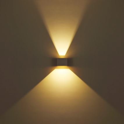 Globo - Aplique de parede LED para exterior 2xLED/3W/230V IP54