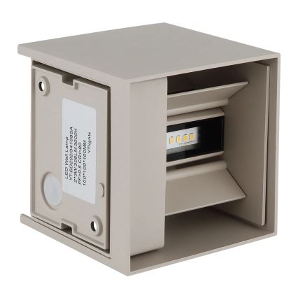 Globo - Aplique de parede LED para exterior 2xLED/3W/230V IP54