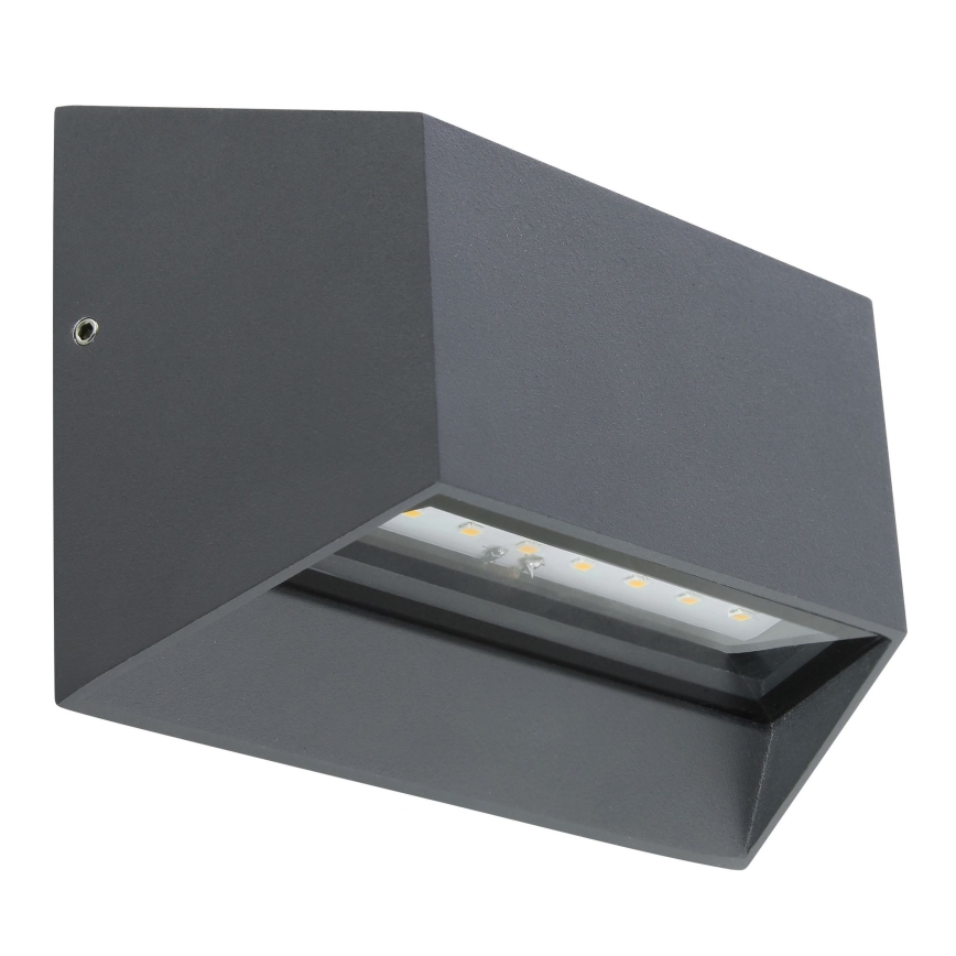 Globo - Iluminação de parede exterior LED LED/7W/230V IP54 antracite