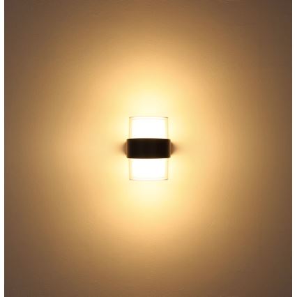 Globo - Aplique de parede exterior LED/10W/230V 3000K IP44