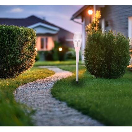 Globo - Luminária Solar LED RGB 2xLED/0,06W/3V IP44 400 mAh