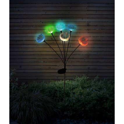Globo - Luminária solar LED RGB 6xLED/1,2V IP44 300 mAh