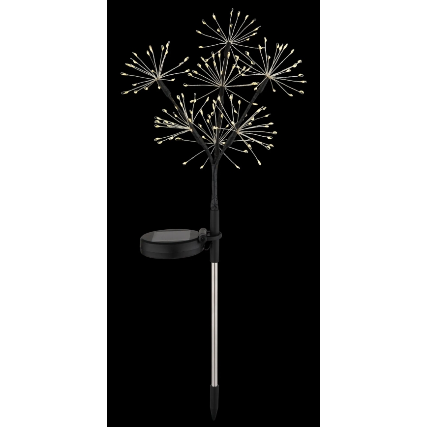 Globo - Candeeiro solar LED 3xLED/3V IP44 600 mAh com efeito de fogo de artifício