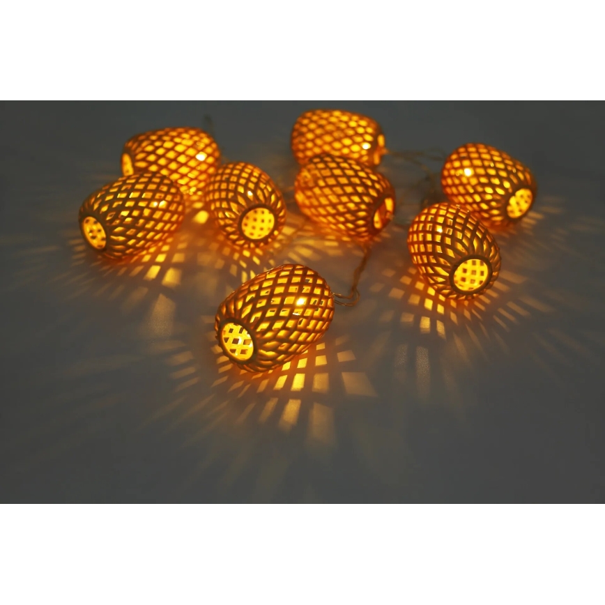 Globo - Fio de luz solar LED/0,06W/3V 650 cm IP44 400 mAh