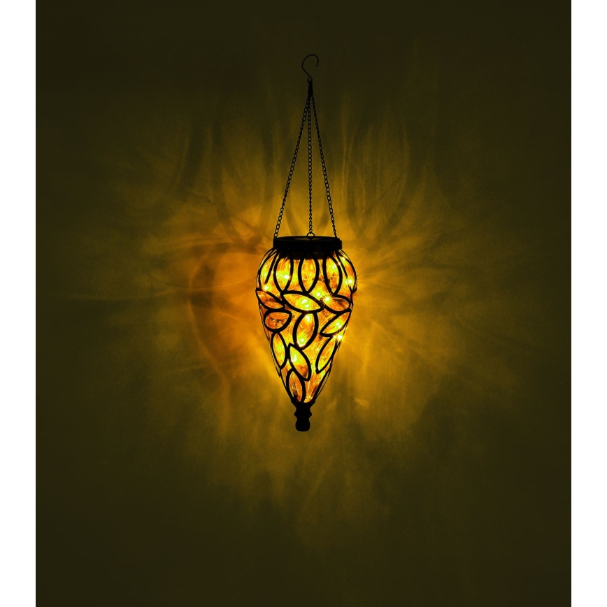 Globo - Iluminação solar LED LED/0,9W/3,2V IP44 amarelo