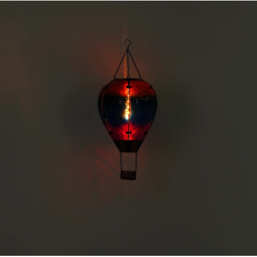 Globo - Decoração solar LED suspensa 24xLED/0,2W/3V IP44 Balão voador