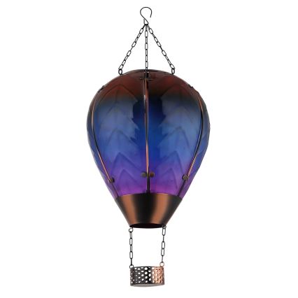 Globo - Decoração solar LED suspensa 24xLED/0,2W/3V IP44 Balão voador