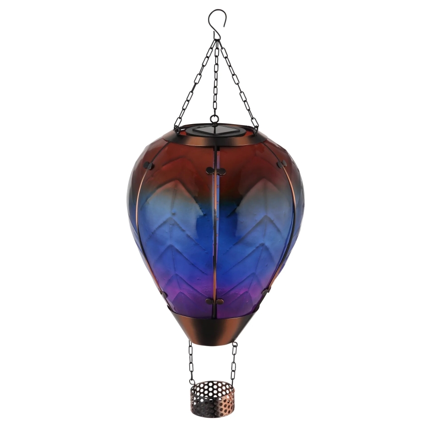 Globo - Decoração solar LED suspensa 24xLED/0,2W/3V IP44 Balão voador