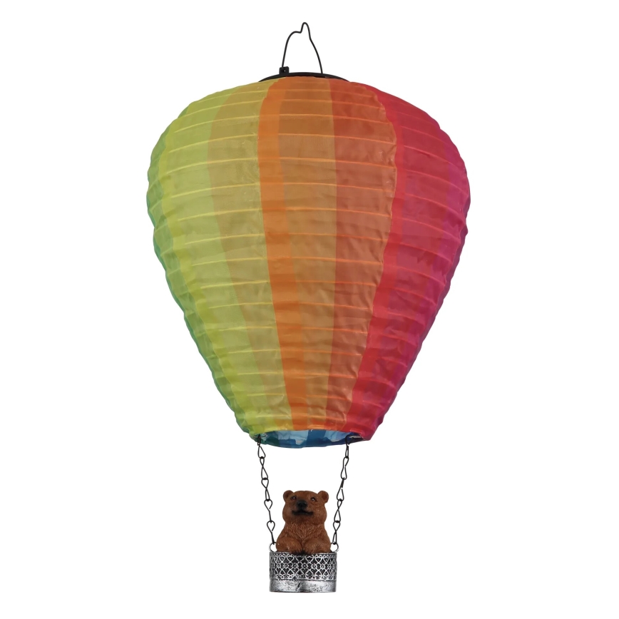 Globo - Decoração solar LED suspensa 24xLED/0,06W/3V IP44 Balão voador