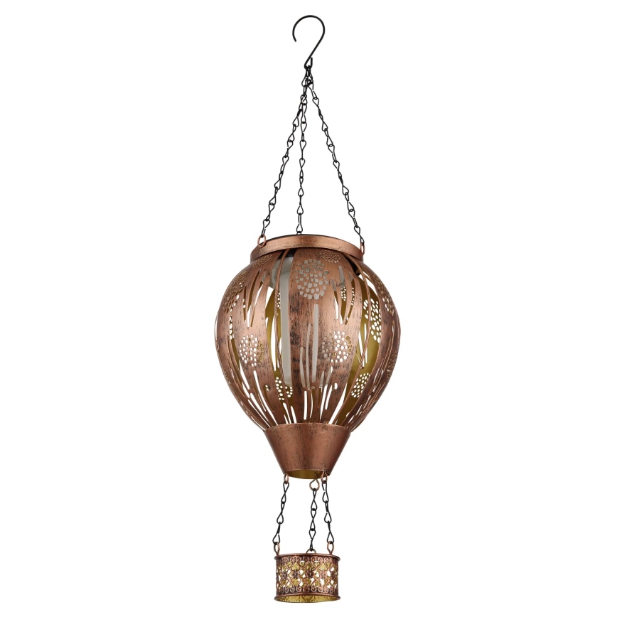 Globo - Decoração solar suspensa LED 12xLED/0,02W/3V IP44 300 mAh balão voador