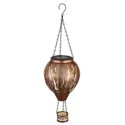 Globo - Decoração solar suspensa LED 12xLED/0,02W/3V IP44 300 mAh balão voador
