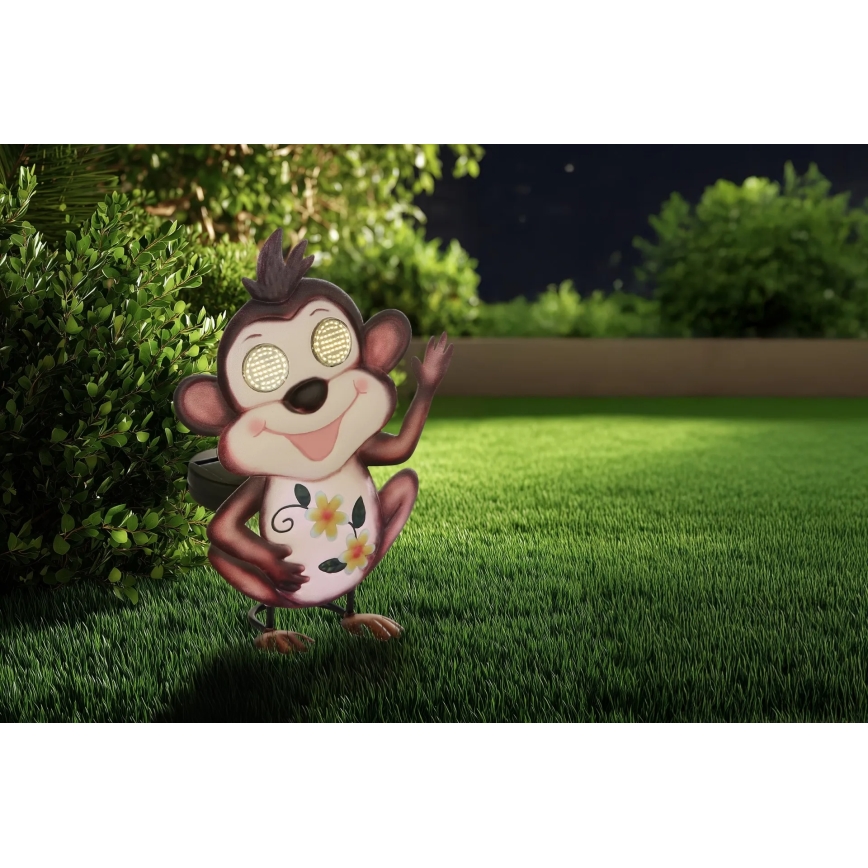 Globo - Candeeiro Solar LED 104xLED/3V IP44 300 mAh macaco