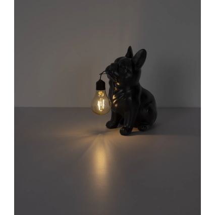 Globo - Luminária Solar LED/3V IP44 300 mAh cão preto