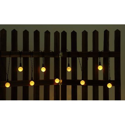 Globo - Corrente solar LED RGB 20xLED/0,06W/3V 770 cm IP44