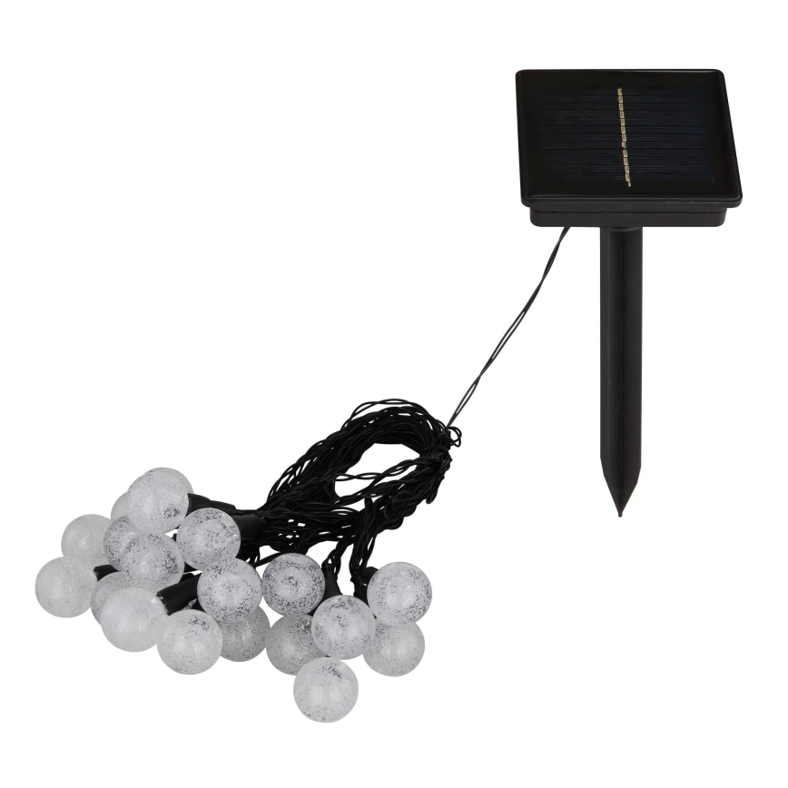 Globo - Corrente solar LED RGB 20xLED/0,06W/3V 770 cm IP44