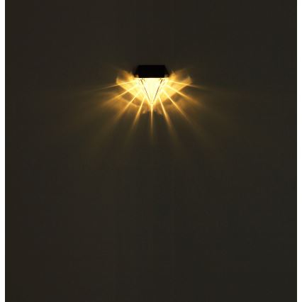 Globo - CONJUNTO 2x Luzesde parede solar LED LED/0,5W/3V IP44 600 mAh