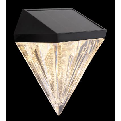 Globo - CONJUNTO 2x Luzesde parede solar LED LED/0,5W/3V IP44 600 mAh