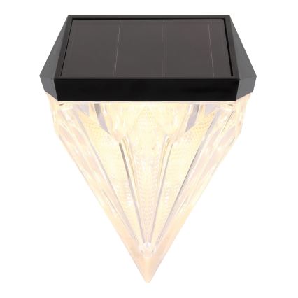 Globo - CONJUNTO 2x Luzesde parede solar LED LED/0,5W/3V IP44 600 mAh