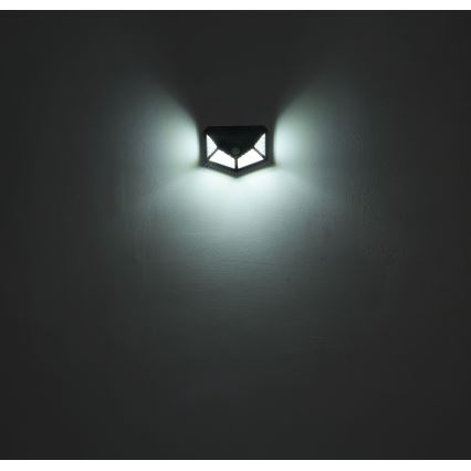 Globo - Iluminação solar LED com um sensor LED/10W/3V 6000K IP44