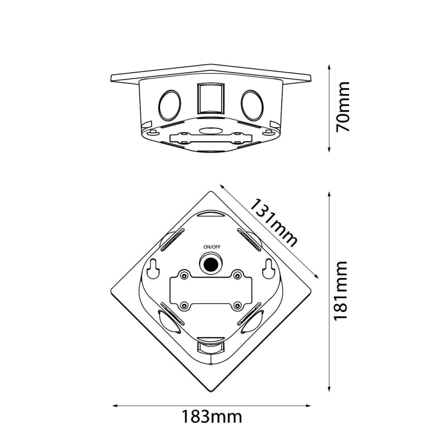 Globo - Iluminação solar LED LED/0,5W/3,2V IP54