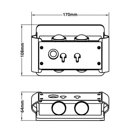 Globo - Iluminação solar LED LED/1W/3,2V 3000K IP54