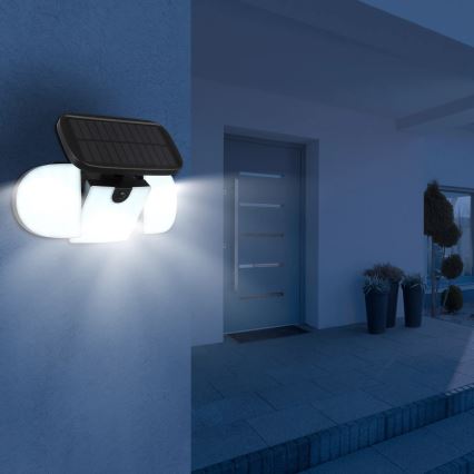 Globo - Luminária solar LED com sensor LED/3,7V IP44 2000 mAh