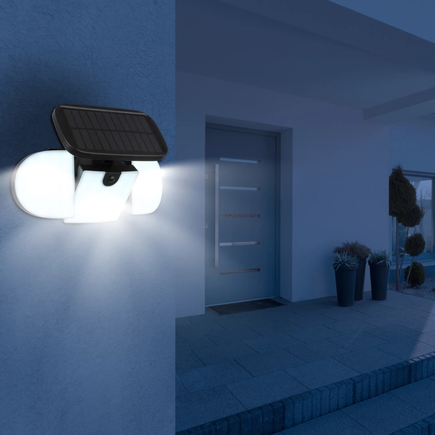 Globo - Luminária solar LED com sensor LED/3,7V IP44 2000 mAh