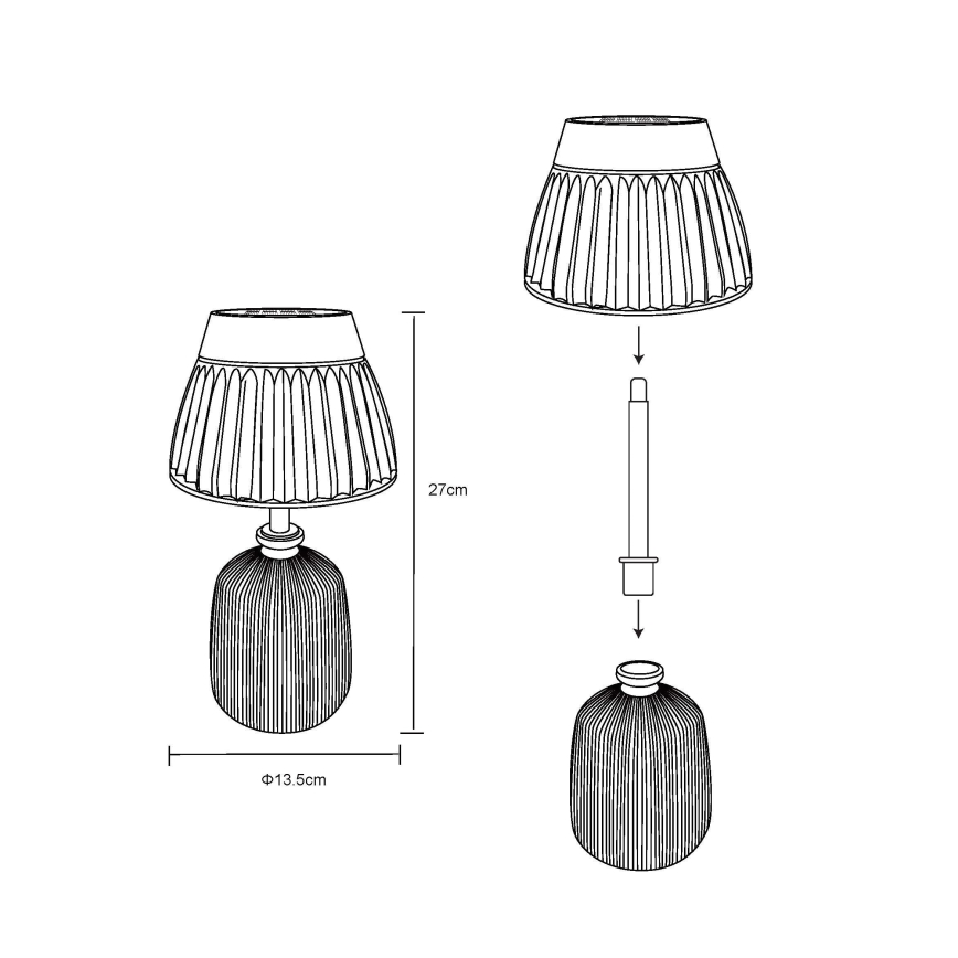 Globo - Lâmpada Solar LED 10xLED/0,06W/3V IP44 400 mAh
