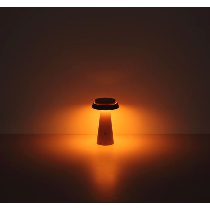 Globo - Candeeiro solar LED tátil com regulação LED/4W/3,7W IP54 rosa