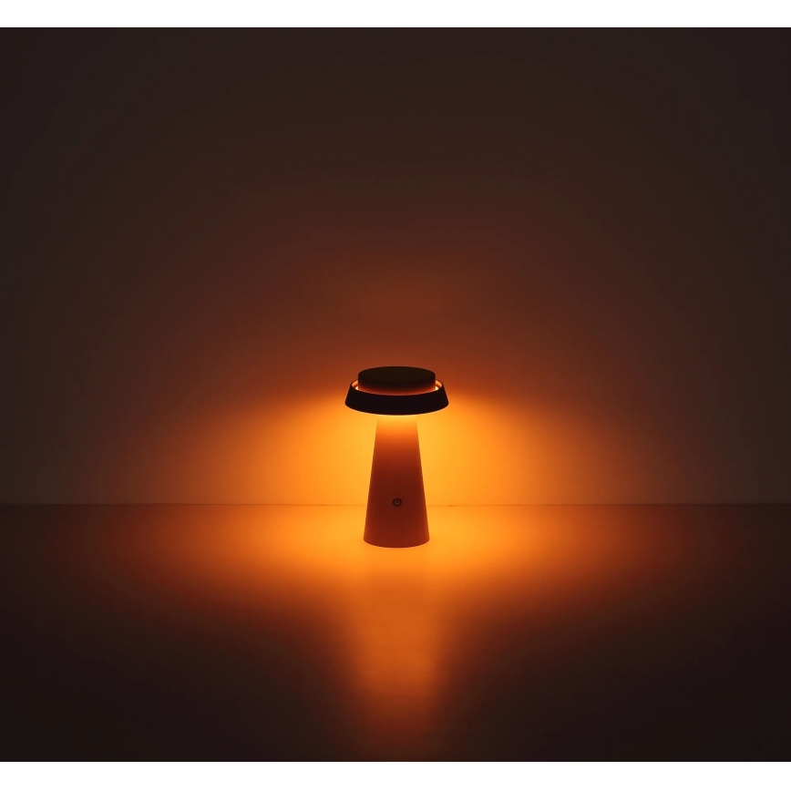 Globo - Candeeiro solar LED tátil com regulação LED/4W/3,7W IP54 rosa