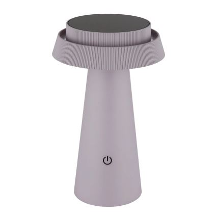 Globo - Candeeiro solar LED tátil com regulação LED/4W/3,7W IP54 rosa