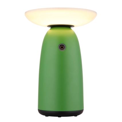 Globo - Lâmpada solar tátil LED dimmerizável LED/10W/3,7V IP54 3600 mAh verde