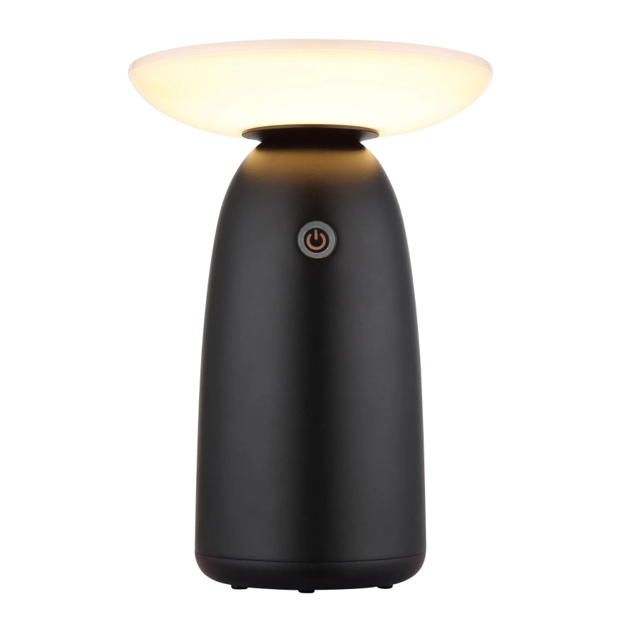 Globo - Lâmpada solar tátil LED regulável LED/10W/3,7V IP54 3600 mAh preta