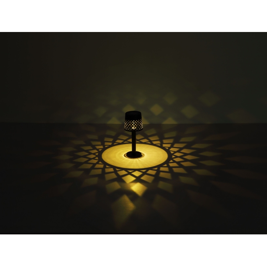 Globo - Iluminação solar LED LED/0,06W/3,2V 3000K IP44 preto