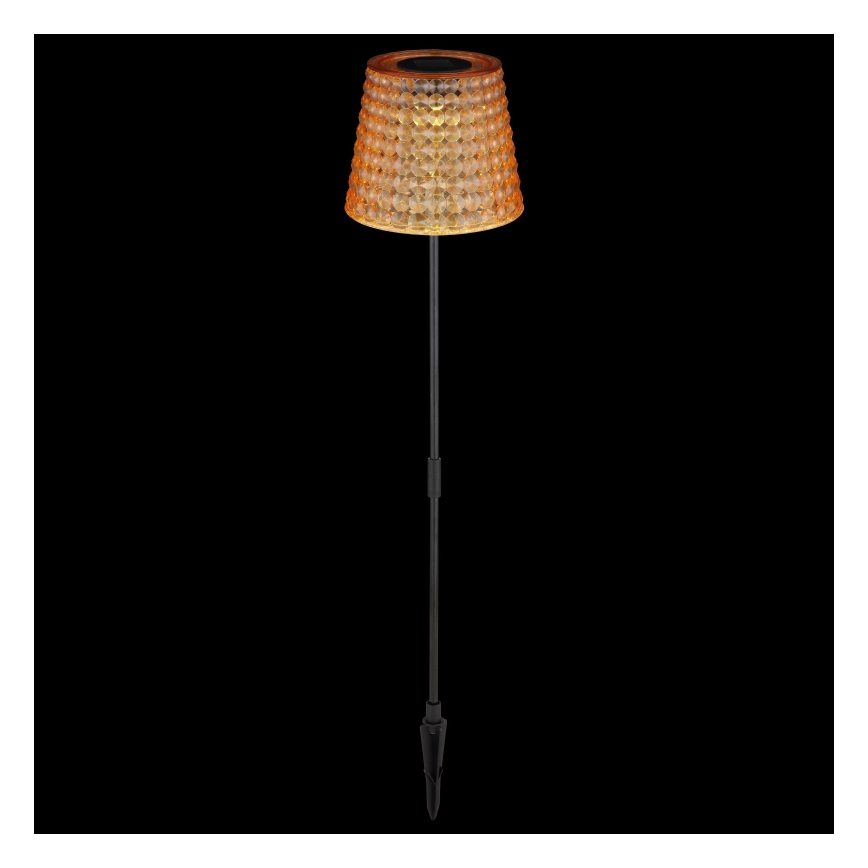 Globo - CONJUNTO 2x Luzes solares LED LED/0,06W/3V IP44 40 mAh laranja