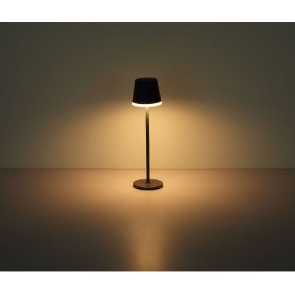 Globo - Iluminação solar LED LED/0,6W/3V 3000K IP44 1200 mAh antracite