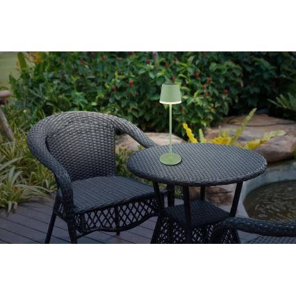 Globo - Iluminação solar LED LED/0,06W/3V 3000K IP44 1200 mAh verde