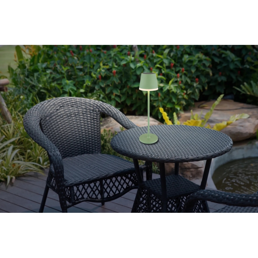 Globo - Iluminação solar LED LED/0,06W/3V 3000K IP44 1200 mAh verde