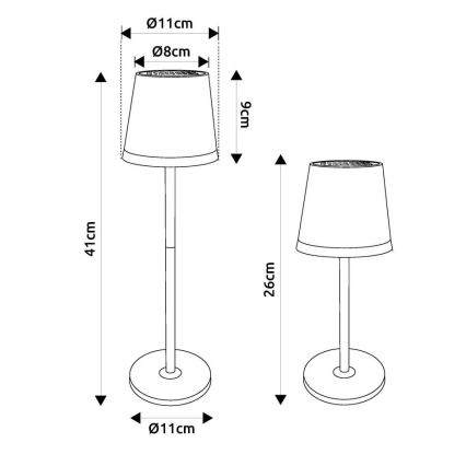 Globo - Iluminação solar LED LED/0,06W/3V 3000K IP44 1200 mAh verde