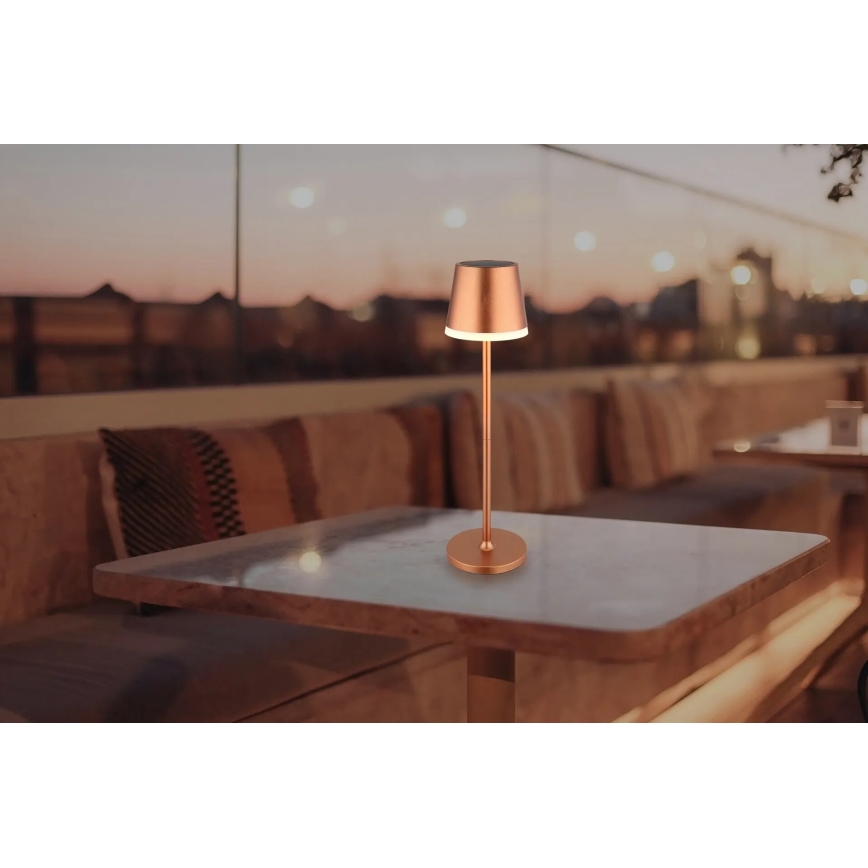 Globo - Iluminação solar LED LED/0,6W/3V 3000K IP44 1200 mAh cobre