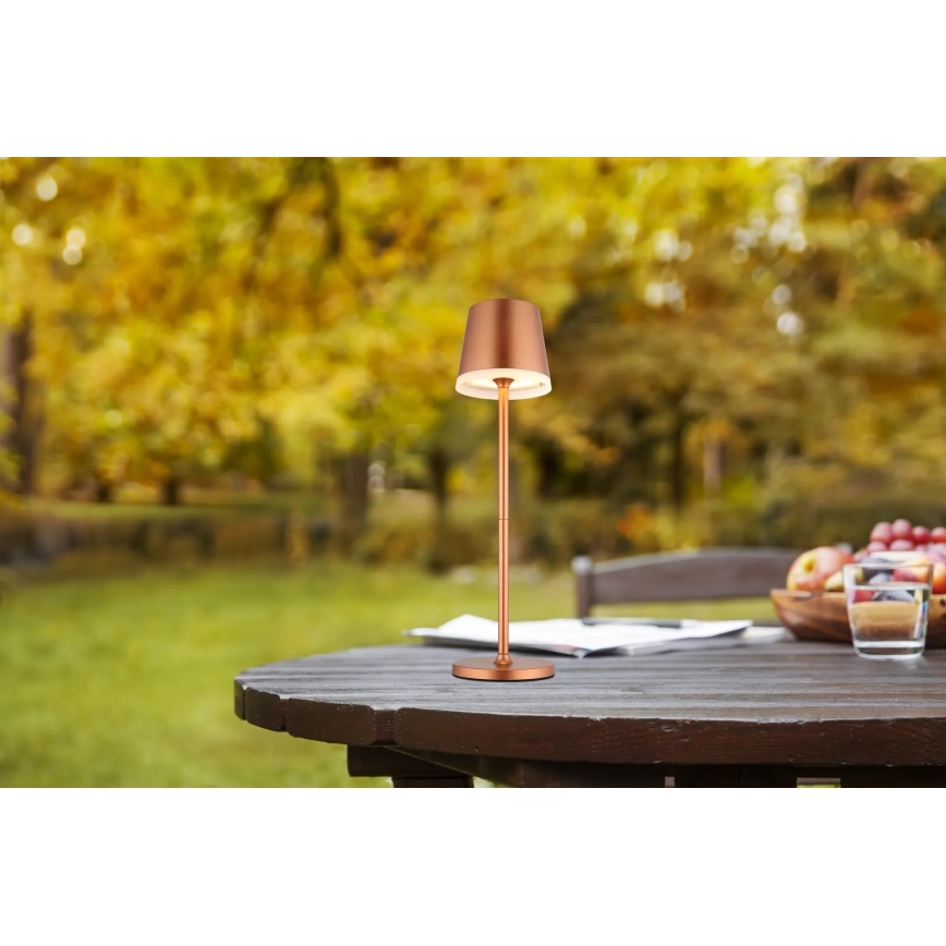 Globo - Iluminação solar LED LED/0,6W/3V 3000K IP44 1200 mAh cobre