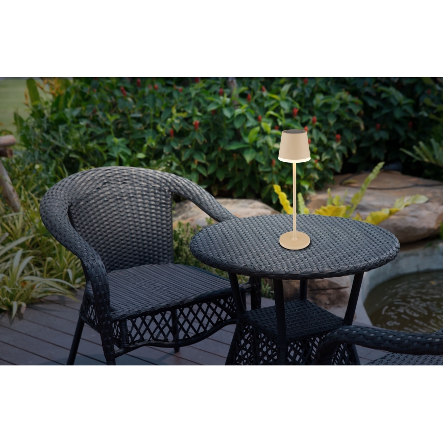Globo - Iluminação solar LED LED/0,6W/3V 3000K IP44 1200 mAh bege