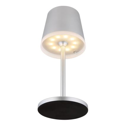 Globo - Iluminação solar LED LED/0,6W/3V 3000K IP44 1200 mAh cromado mate