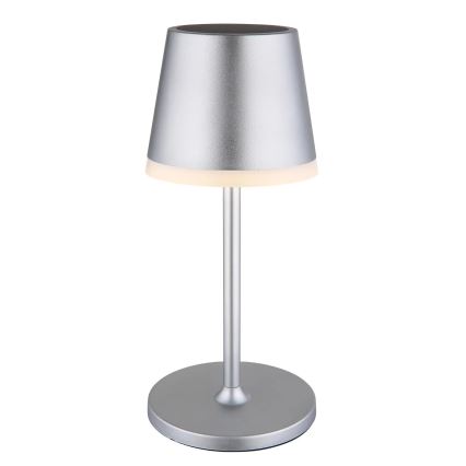 Globo - Iluminação solar LED LED/0,6W/3V 3000K IP44 1200 mAh cromado mate