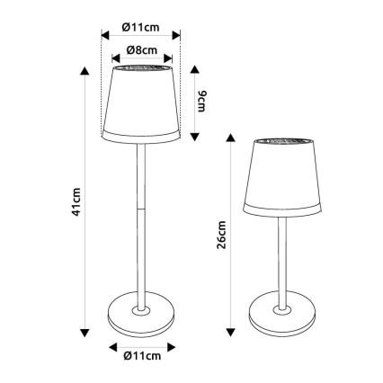 Globo - Iluminação solar LED LED/0,6W/3V 3000K IP44 1200 mAh cromado mate