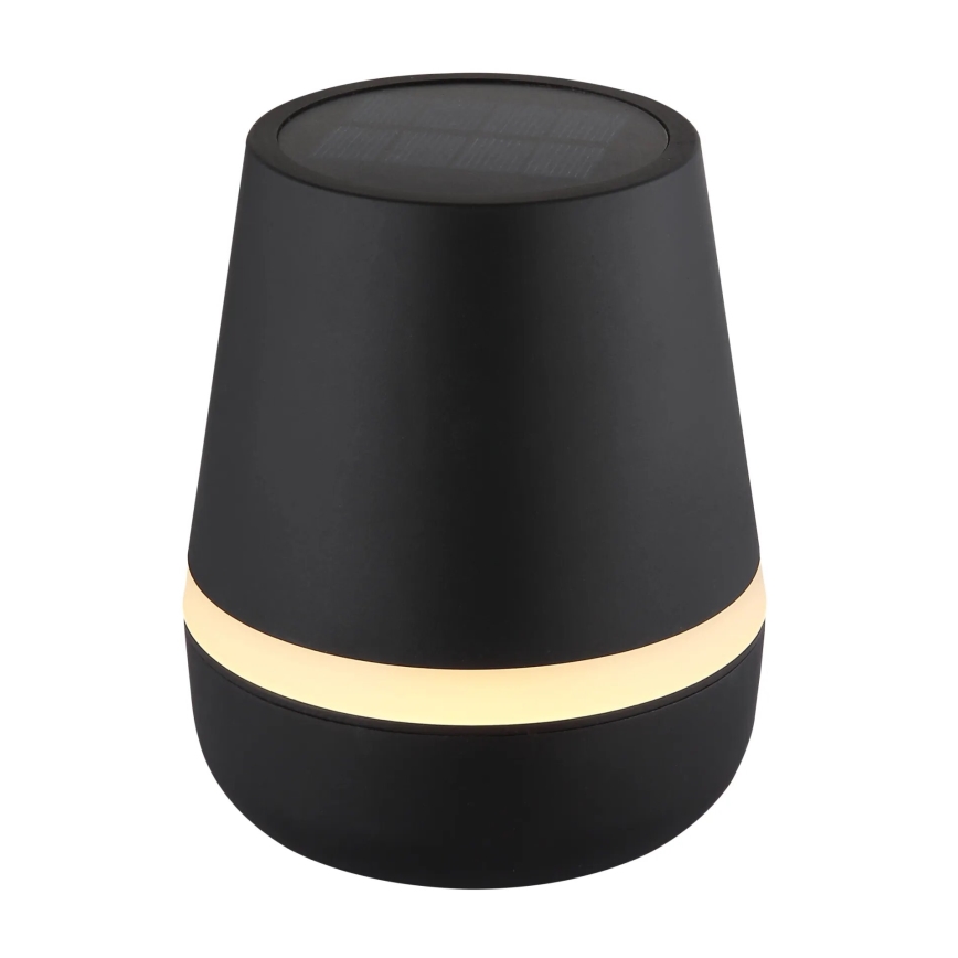 Globo - Lâmpada Solar LED 10xLED/0,06W/3V IP44 800 mAh preta