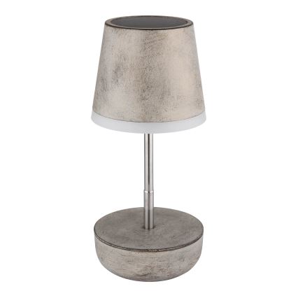 Globo - Lâmpada Solar LED 10xLED/0,06W/3V IP44 800 mAh cinza