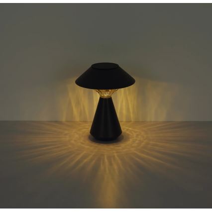 Globo - Lâmpada Solar LED 10xLED/0,06W/1,2V IP44 600 mAh preta