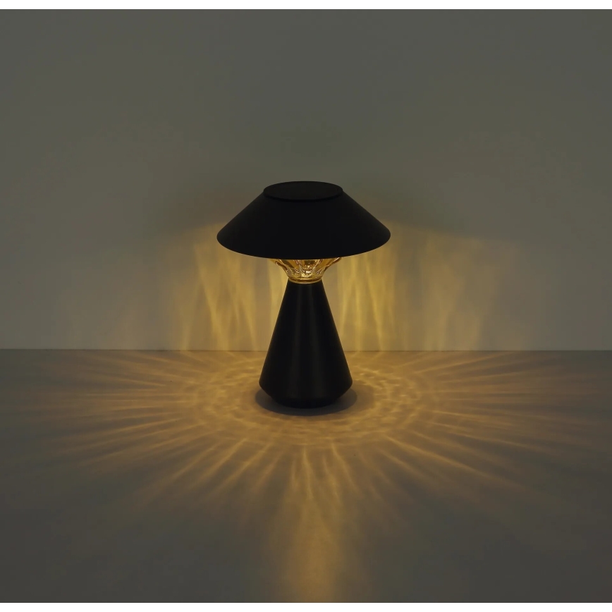 Globo - Lâmpada Solar LED 10xLED/0,06W/1,2V IP44 600 mAh preta