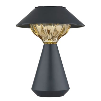 Globo - Lâmpada Solar LED 10xLED/0,06W/1,2V IP44 600 mAh preta